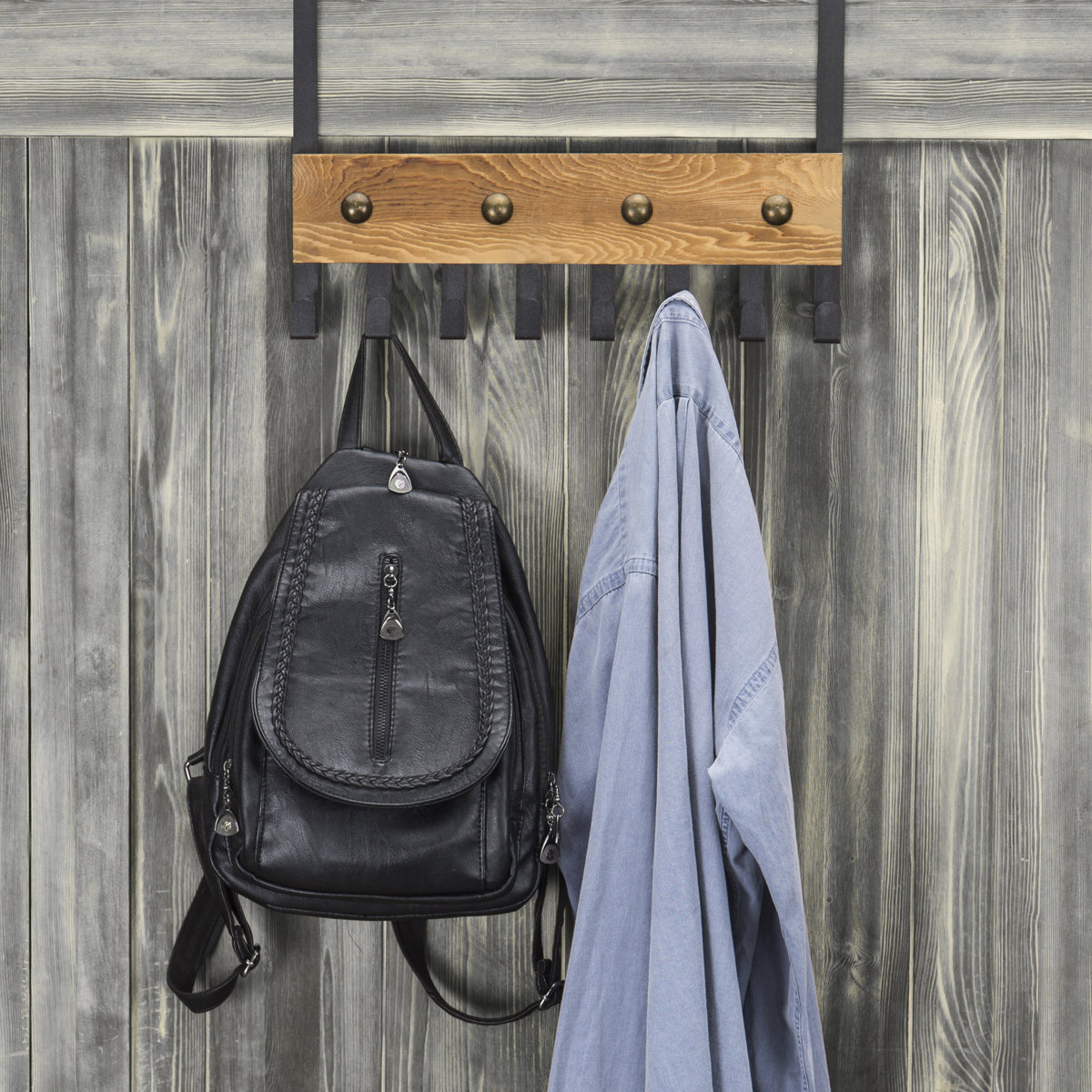 Monell Iron Over-the-Door 8 - Hook Coat Rack